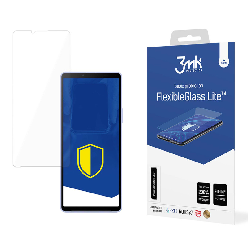 Hibridinis stiklas 3mk FlexibleGlass Lite™, skirtas Sony Xperia 10 VI