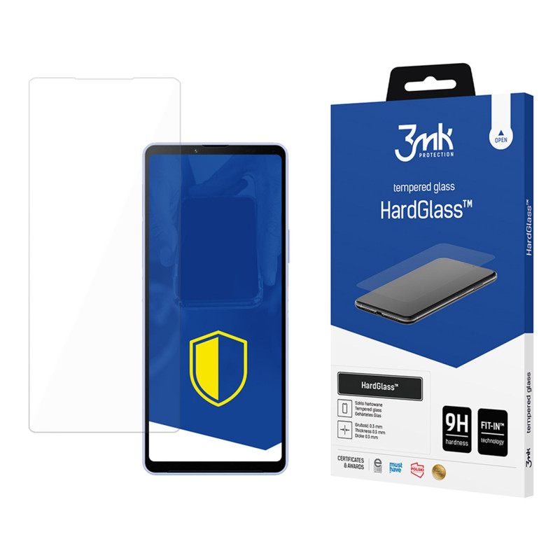 Grūdintas stiklas 3mk HardGlass™, skirtas Sony Xperia 10 VI