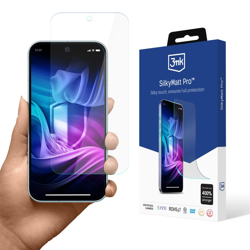 3mk Silky Matt Pro matinė plėvelė, skirta „Google Pixel 9 / 9 Pro“