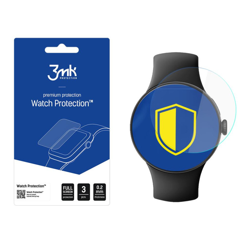 3mk ARC apsauginė plėvelė, skirta „Google Pixel Watch 3 XL“ laikrodžiui