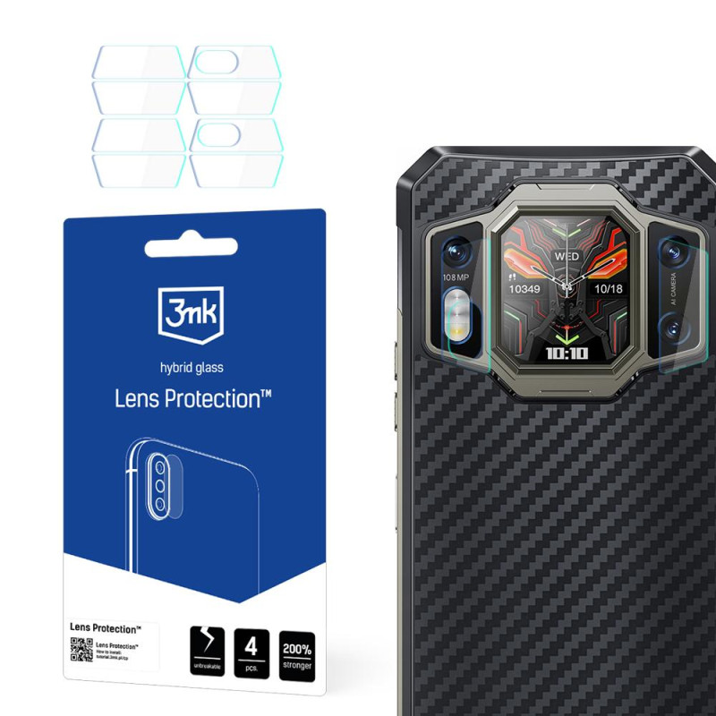 Hibridinis stiklas kameros objektyvui 3mk objektyvo apsaugai, skirtam „Oukitel WP30 Pro“