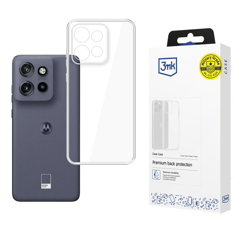 3mk skaidrus dėklas Motorola Edge 50 Neo - permatomas