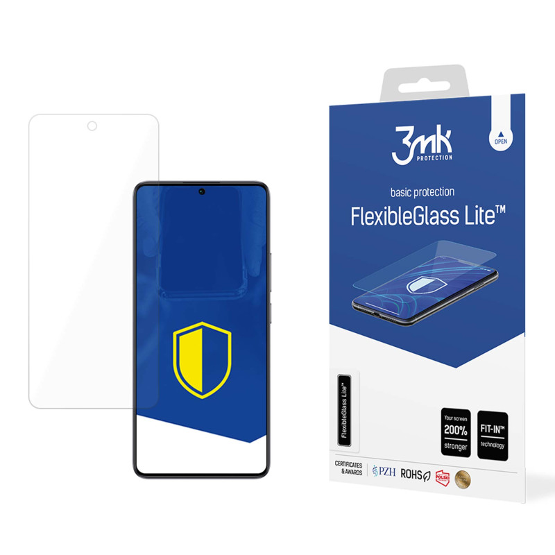 Grūdintas stiklas 3mk FlexibleGlass Lite Xiaomi Poco F6 Pro telefonui