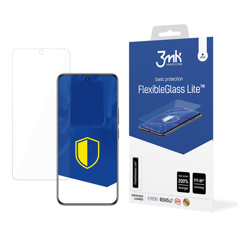 Hibridinis stiklas 3mk FlexibleGlass Lite™, skirtas Honor 200 Smart