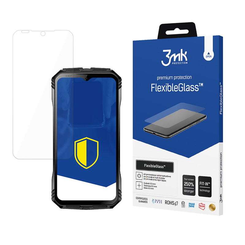Hibridinis stiklas 3mk FlexibleGlass™, skirtas Doogee V30 Pro
