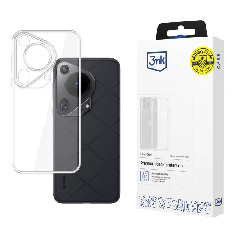 3mk skaidrus dėklas, skirtas Huawei Pura 70 Ultra - permatomas