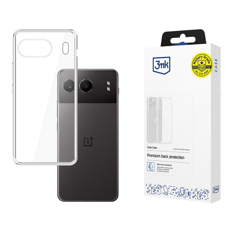 3mk skaidrus dėklas, skirtas „OnePlus Nord 4“ - permatomas