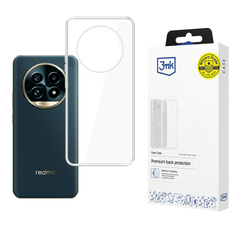 3mk skaidrus dėklas, skirtas „Realme 13 Pro+ 5G“ / „Realme 13 Pro 5G“ - permatomas