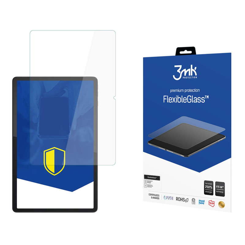 Hibridinis 3mk „FlexibleGlass™“ stiklas „Lenovo Tab K11 Plus“ planšetiniame kompiuteryje