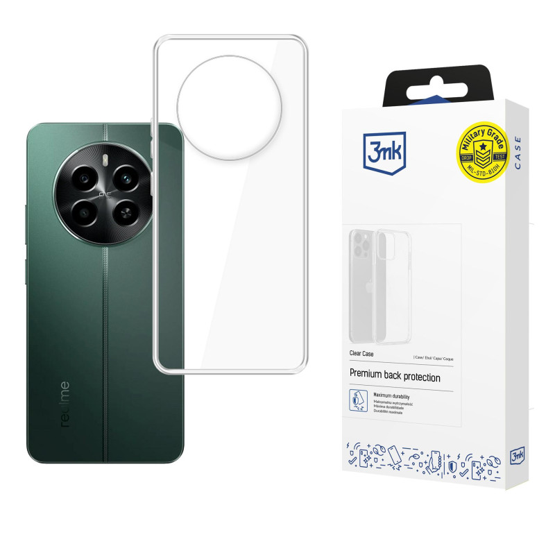 3mk skaidrus dėklas, skirtas „Realme 13 4G“ - permatomas