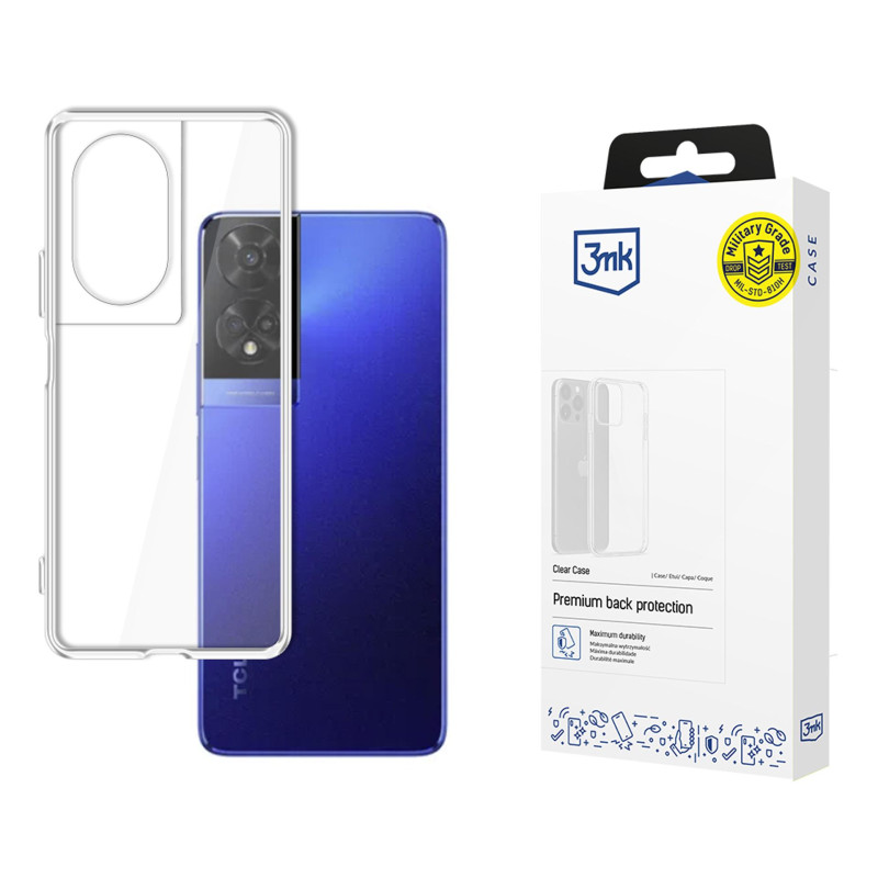 3mk skaidrus dėklas, skirtas TCL 50 5G - permatomas