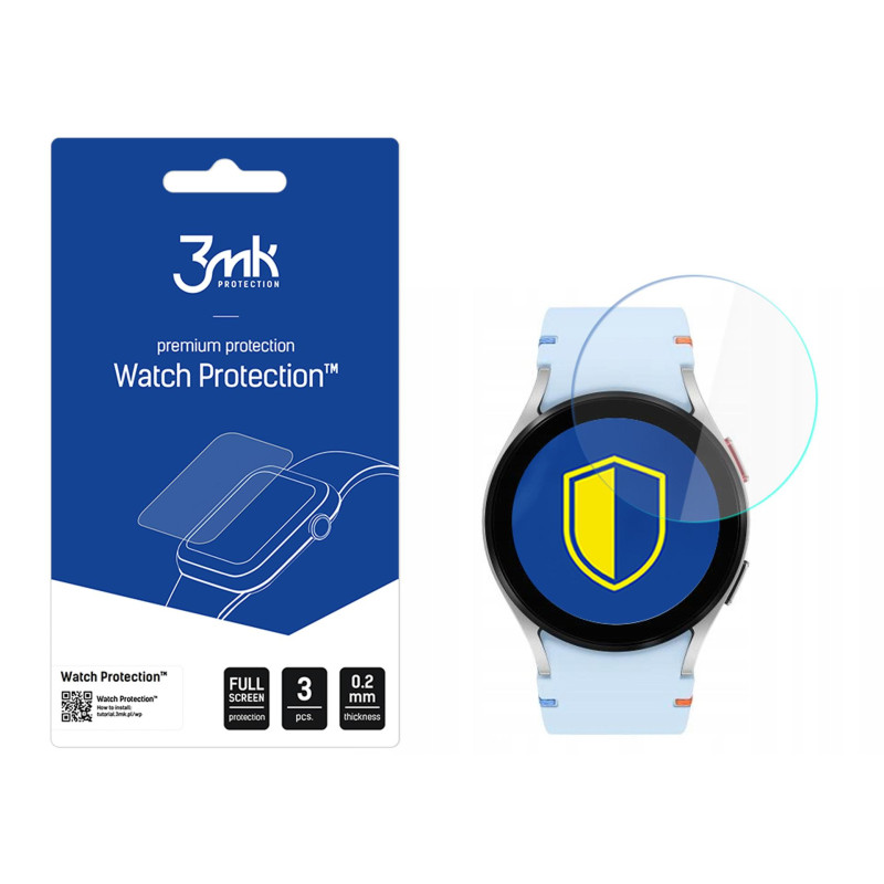 3mk laikrodžio apsaugos „FlexibleGlass“ hibridinis stiklas, skirtas „Samsung Galaxy Watch FE 40mm“
