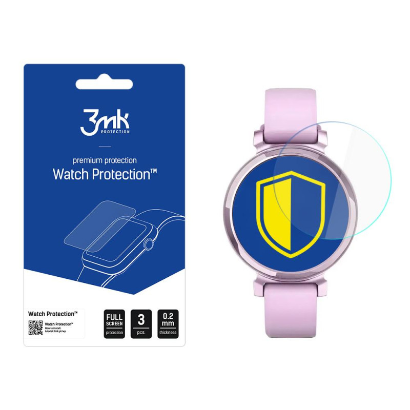 3mk laikrodžio apsaugos ARC apsauginė plėvelė, skirta „Garmin Lily“
