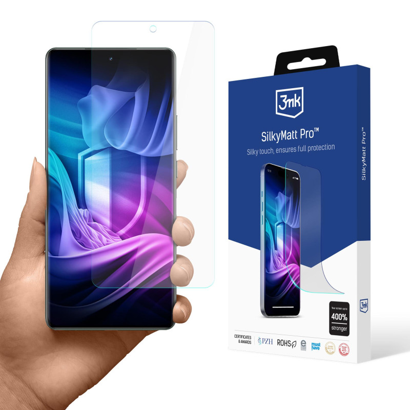 Matinė apsauginė plėvelė 3mk Silky Matt Pro, skirta Realme GT 6T