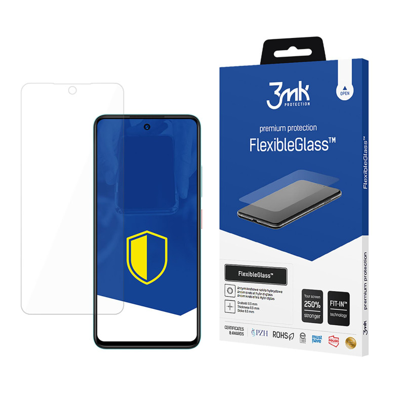 Hibridinis stiklas 3mk FlexibleGlass, skirtas ZTE Blade A75 5G