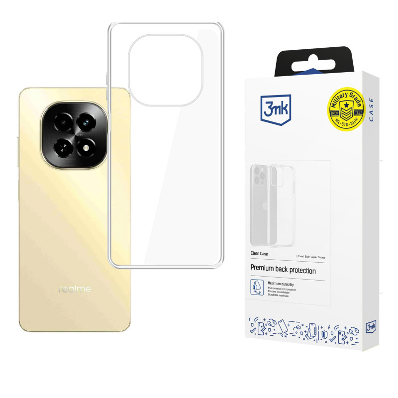 3mk skaidrus dėklas, skirtas „Realme C63 5G“ - permatomas