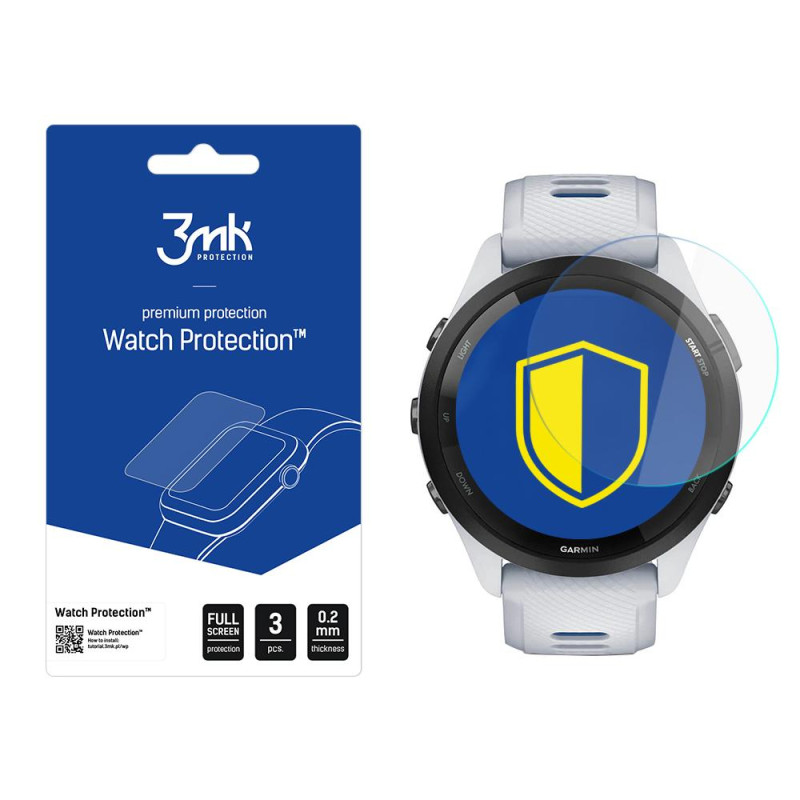 3mk laikrodžio apsaugos ARC apsauginė plėvelė, skirta „Garmin Forerunner 265“