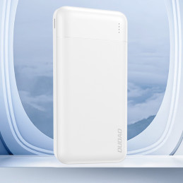 Nešiojamoji baterija Dudao K18-1W 10000mAh USB-A / USB-C / Micro USB - balta