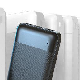 Nešiojamoji baterija Dudao K18-1W 10000mAh USB-A / USB-C / Micro USB - juoda