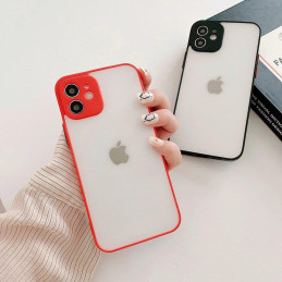 Milky Case Silikoninis lankstus permatomas dėklas, skirtas Xiaomi Redmi 9T Red