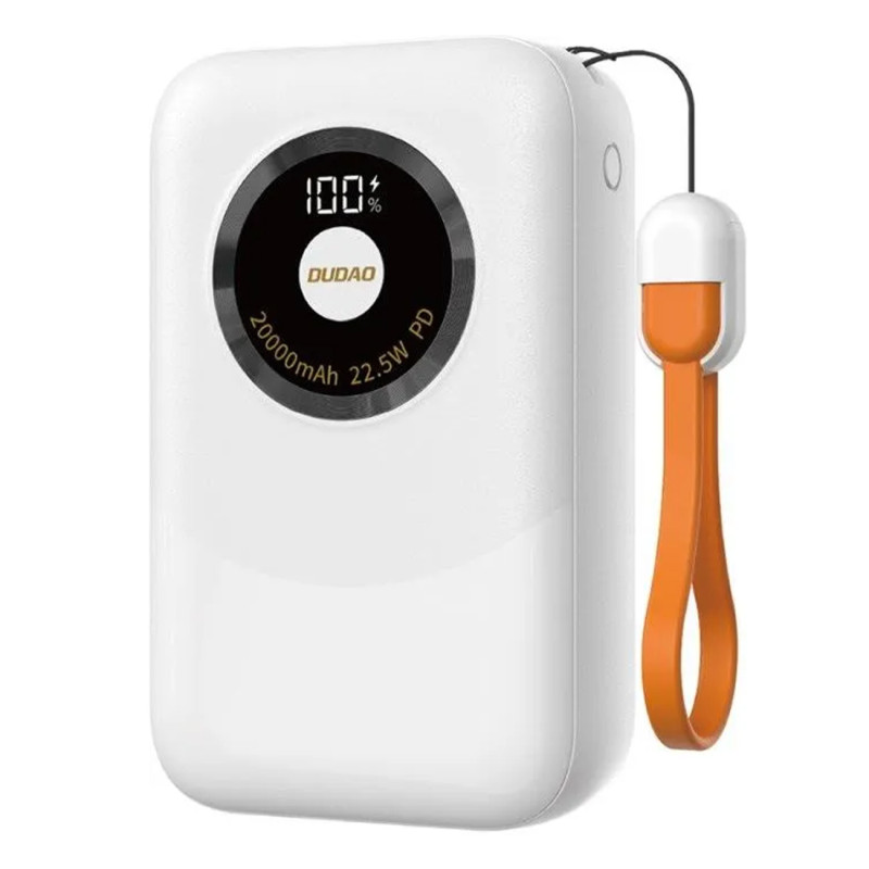 Išorinė baterija Dudao K21 Mini 10000mAh 22.5W USB-A / USB-C - smėlio spalvos