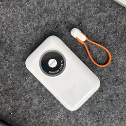 Išorinė baterija Dudao K21 Mini 10000mAh 22.5W USB-A / USB-C - smėlio spalvos