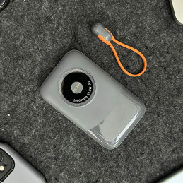 Išorinė baterija Dudao K21 Mini 10000mAh 22.5W USB-A / USB-C - pilka