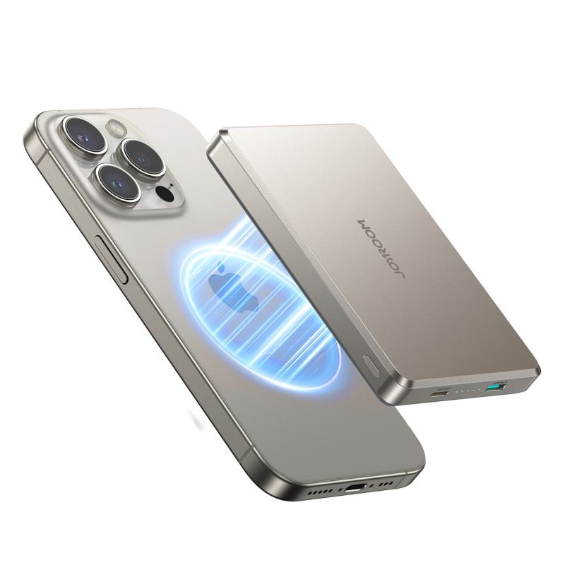 „Joyroom JR-PBM08 Pro“ 10000mAh itin plona titano spalvos išorinė baterija
