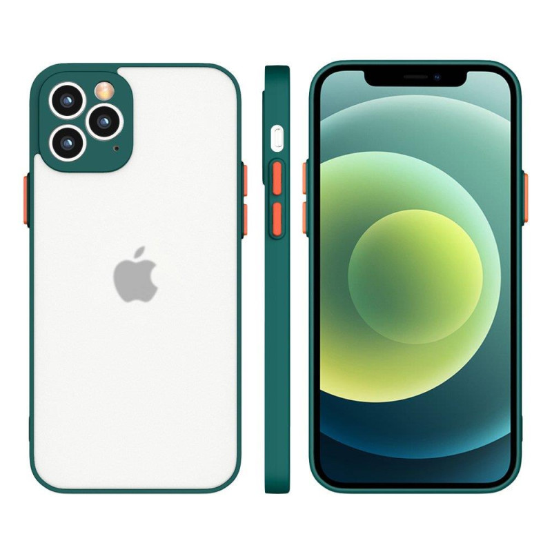 Milky Case silikoninis lankstus permatomas dėklas, skirtas Xiaomi Redmi 9T tamsiai žaliai