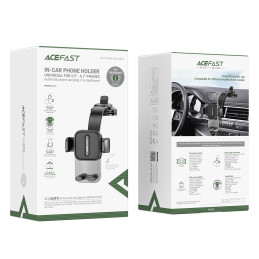 „Acefast D26“ automobilio išmaniojo telefono laikiklis, skirtas prietaisų skydeliui – juodas