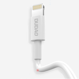 Dudao USB / Lightning kabelis 3A 1m baltas (L1L baltas)