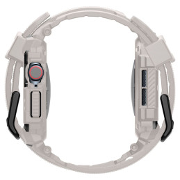 „Spigen Rugged Armor“ „Pro“ dirželis, skirtas „Apple Watch 10“ (46 mm) – smėlio spalvos