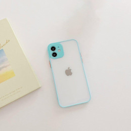 Milky Case Silikoninis lankstus permatomas dėklas, skirtas Xiaomi Redmi Note 10 5G / Poco M3 Pro Blue