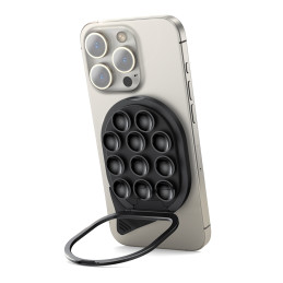 „Joyroom JR-ZS418“ išmaniojo telefono laikiklis su stovu ir siurbtukais bei „MagSafe“ jungtimi – juodas