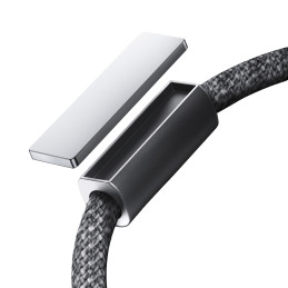 „Joyroom S-A50 Unlimited Series 3A USB-A“ – „Lightning“ laidas su magnetiniu tvarkytuvu 1,2 m – pilkas