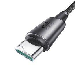 „Joyroom S-A50 Unlimited“ serijos 60 W USB-C – USB-C laidas su magnetiniu tvarkytuvu 1,2 m – pilkas