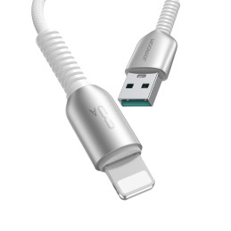 „Joyroom S-A51 Cutting-Edge“ serijos 3A USB-A – „Lightning“ laidas 1,2 m – šviesiai pilkas