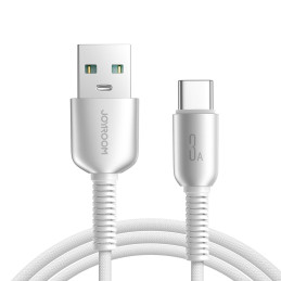 „Joyroom S-A51 Cutting-Edge“ serijos 3A USB-A - USB-C laidas 1,2 m - šviesiai pilkas