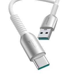 „Joyroom S-A51 Cutting-Edge“ serijos 3A USB-A - USB-C laidas 1,2 m - šviesiai pilkas