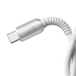 „Joyroom S-A51 Cutting-Edge“ serijos 3A USB-A - USB-C laidas 1,2 m - šviesiai pilkas
