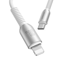„Joyroom S-A51 Cutting-Edge Series“ 30 W USB-C – „Lightning“ laidas 1,2 m – šviesiai pilkas