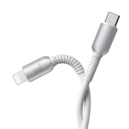 „Joyroom S-A51 Cutting-Edge Series“ 30 W USB-C – „Lightning“ laidas 1,2 m – šviesiai pilkas