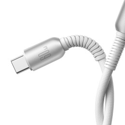 „Joyroom S-A51 Cutting-Edge“ serijos 60 W USB-C – USB-C laidas 1,2 m – šviesiai pilkas