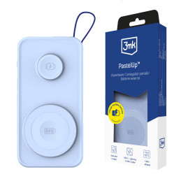 Išorinė baterija 3mk PastelUp 10,000mAh 22.5W USB 1A1C - mėlyna