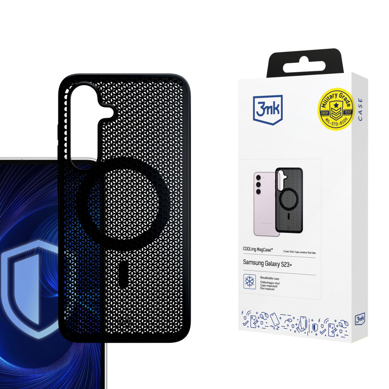 3 mk vėsinamasis „MagCase“, skirtas „Samsung Galaxy S23+“ - juodas