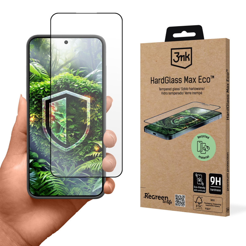 Grūdintas stiklas 3mk HardGlass Max Eco, skirtas Samsung Galaxy S24