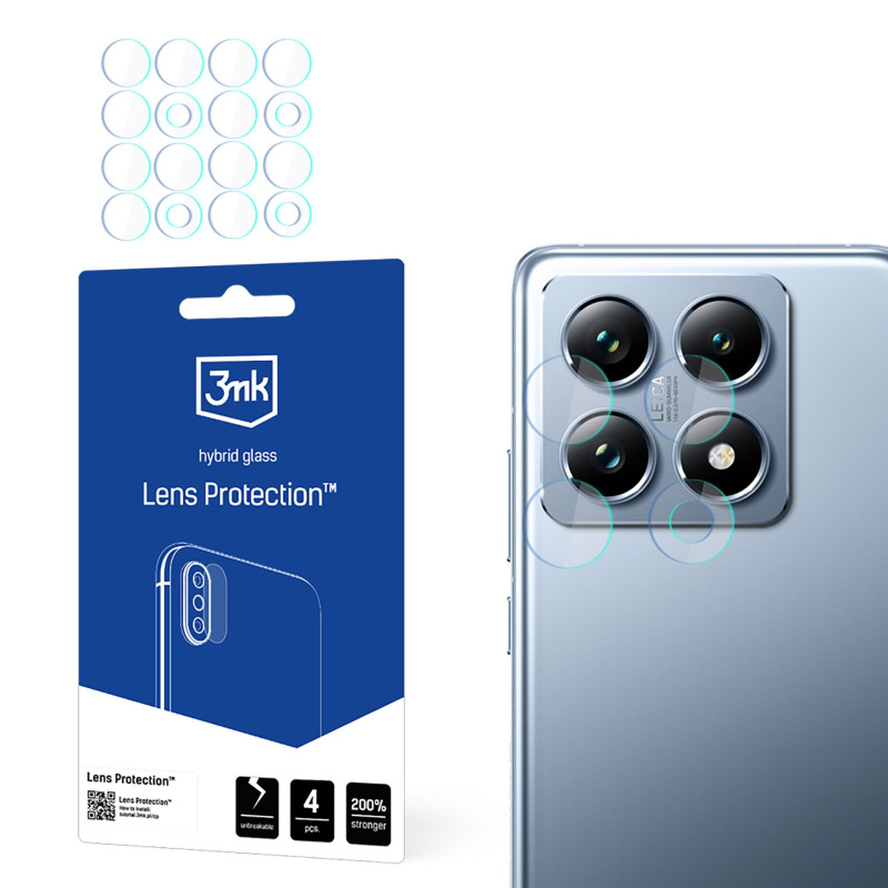 Hibridinis stiklas kameros objektyvui, 3mk objektyvo apsauga, skirta „Xiaomi 14T / 14T Pro“