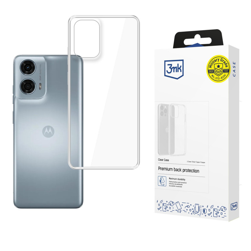 3mk skaidrus dėklas Motorola Moto E14 / G04 / G24 Power / G24 4G - skaidrus