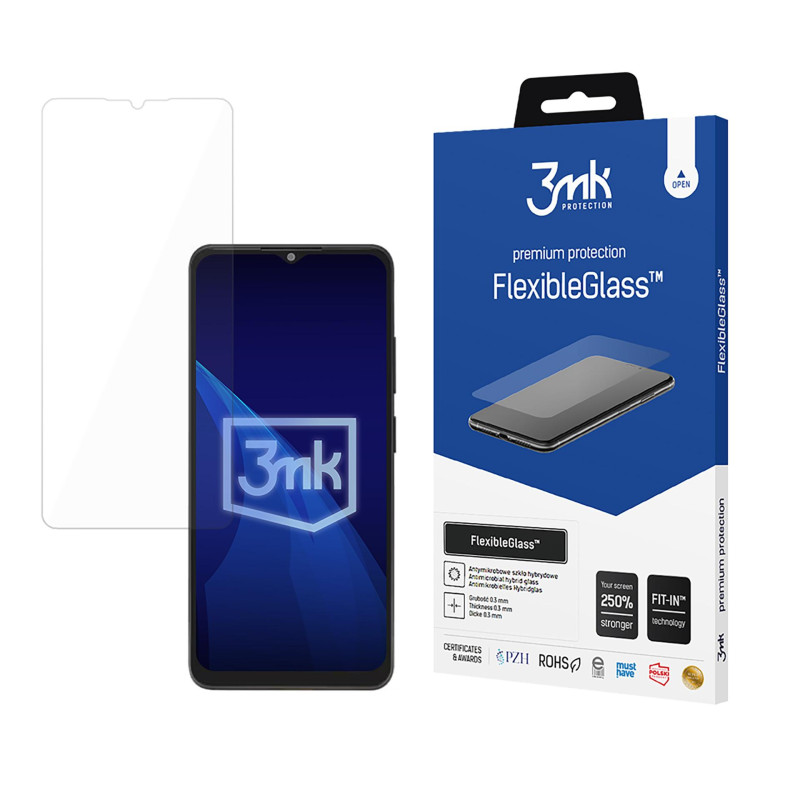 Hibridinis stiklas 3mk FlexibleGlass, skirtas ZTE Optus X Pro 5G