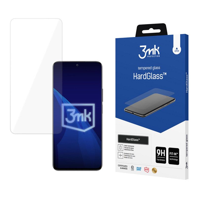 Grūdintas stiklas 3mk HardGlass™, skirtas Honor 90 Lite